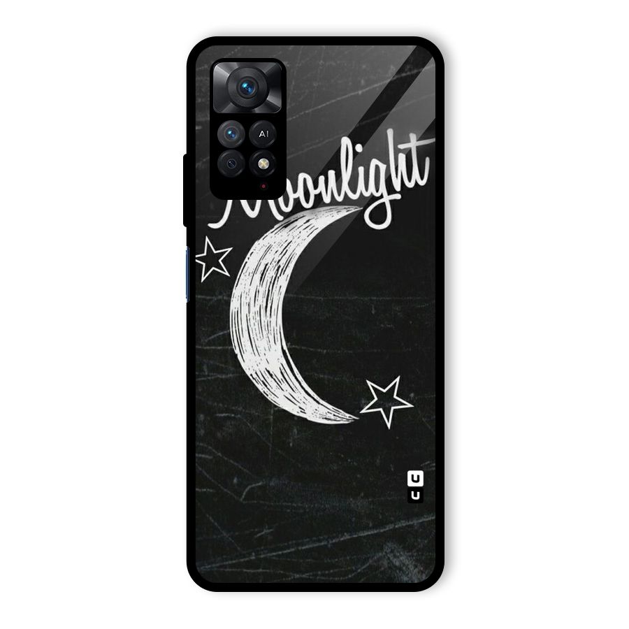 Moon Light Glass Back Case for Redmi Note 11 Pro