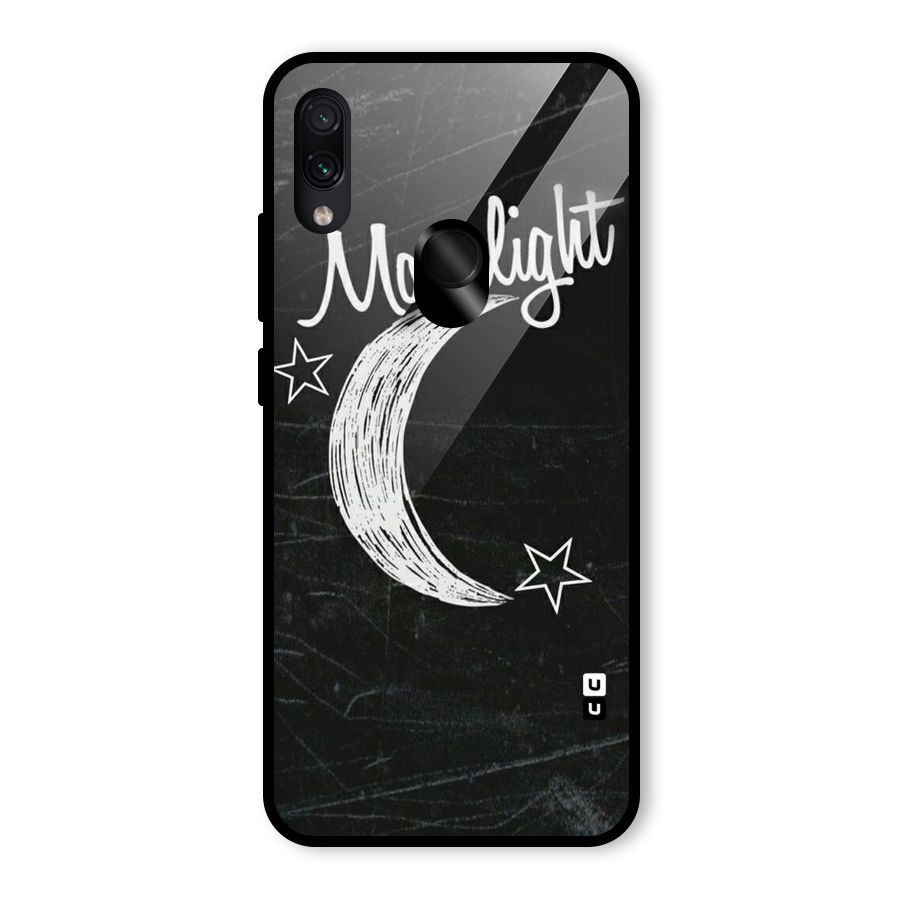 Moon Light Glass Back Case for Redmi Note 7 Pro
