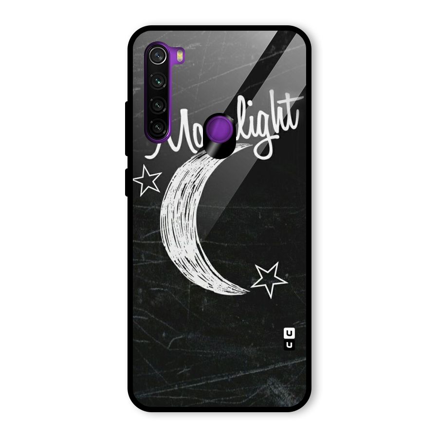 Moon Light Glass Back Case for Redmi Note 8