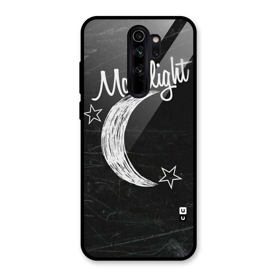 Moon Light Glass Back Case for Redmi Note 8 Pro