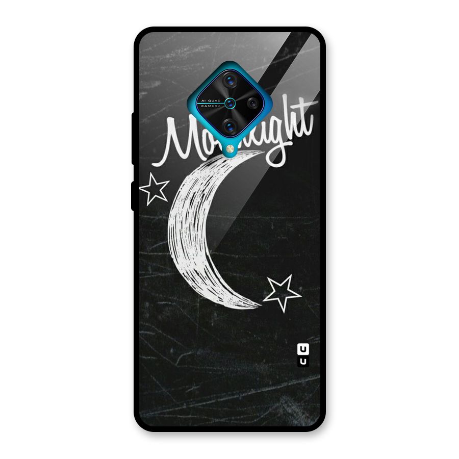 Moon Light Glass Back Case for Vivo S1 Pro