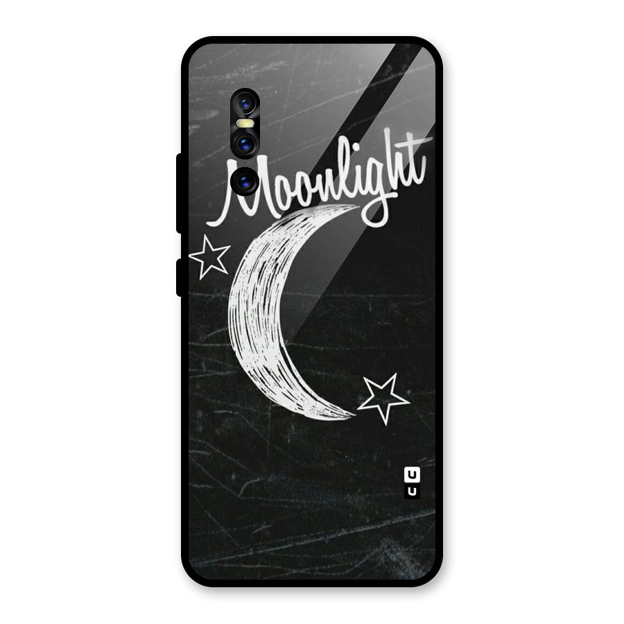 Moon Light Glass Back Case for Vivo V15 Pro