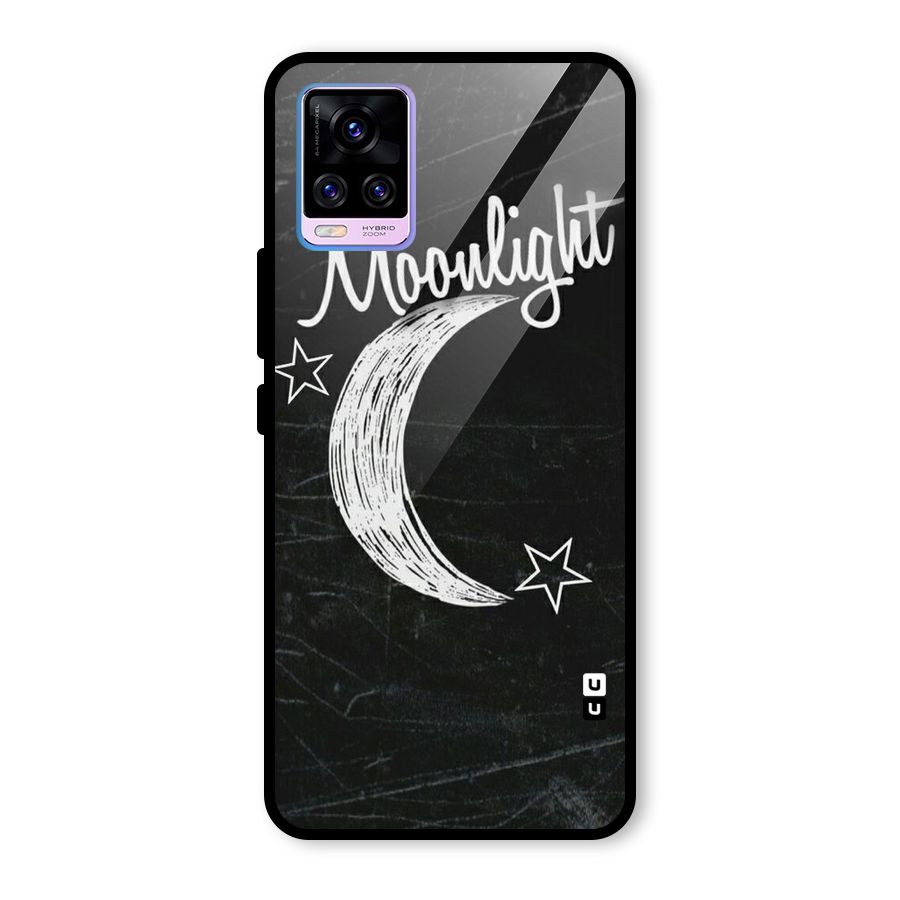 Moon Light Glass Back Case for Vivo V20 Pro