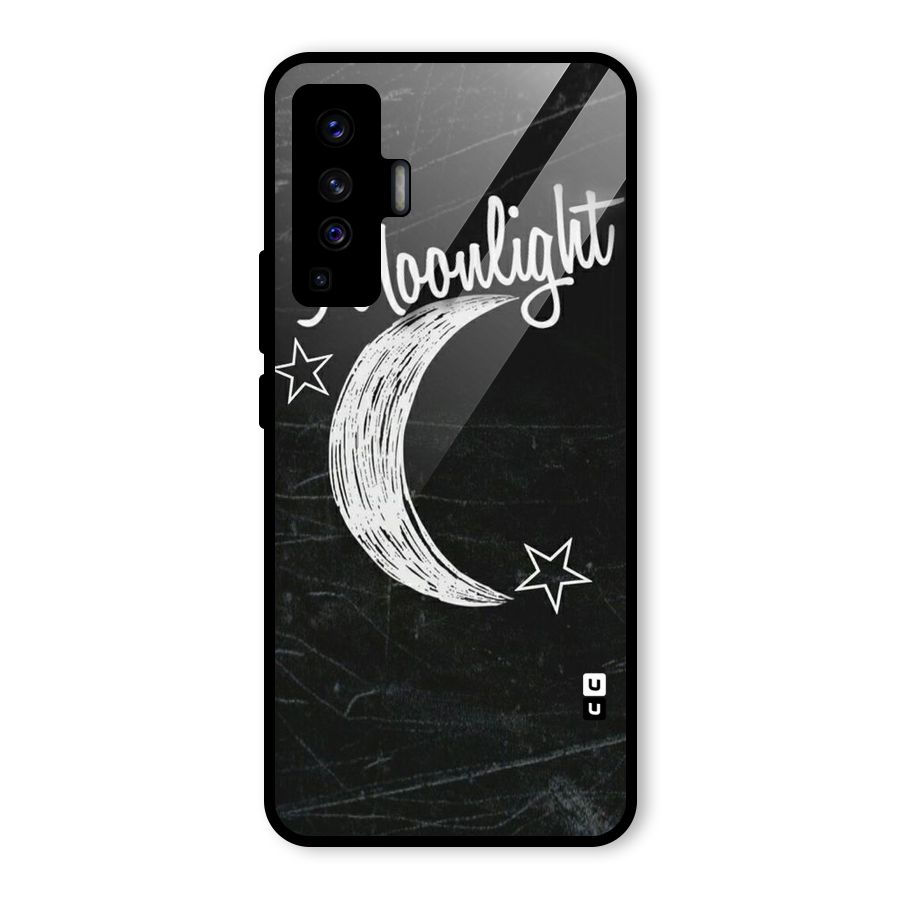Moon Light Glass Back Case for Vivo X50