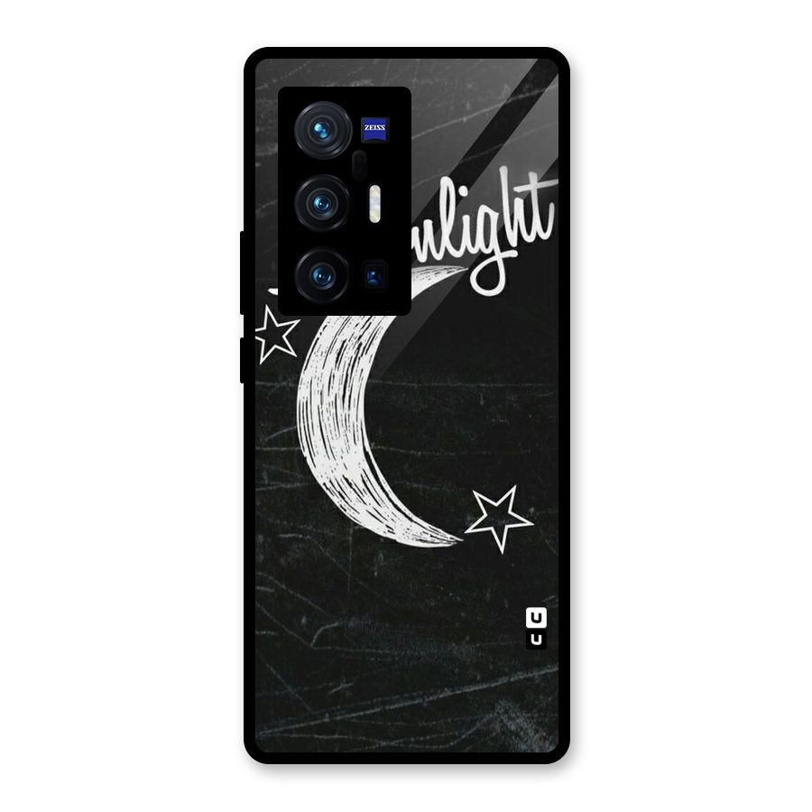 Moon Light Glass Back Case for Vivo X70 Pro Plus