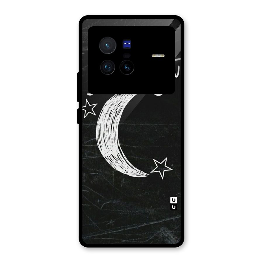 Moon Light Glass Back Case for Vivo X80