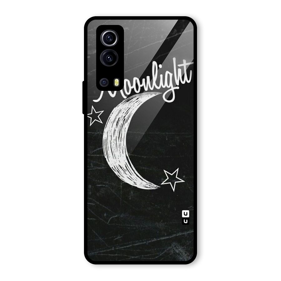 Moon Light Glass Back Case for Vivo iQOO Z3