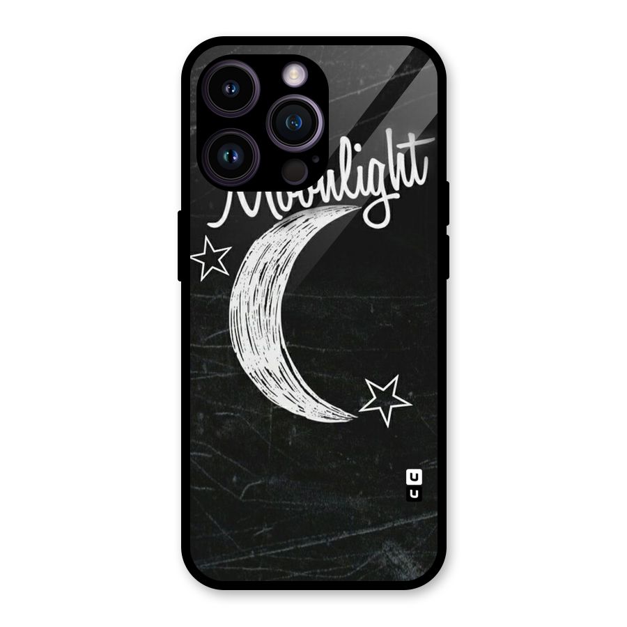Moon Light Glass Back Case for iPhone 14 Pro Max