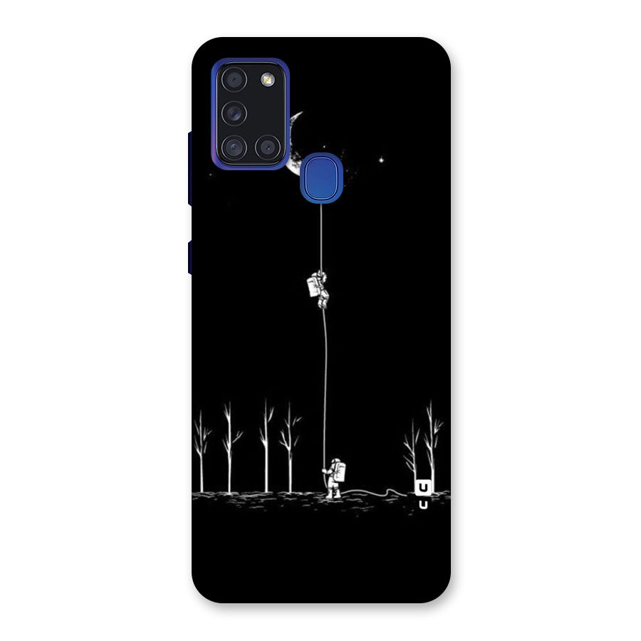 Moon Man Back Case for Galaxy A21s
