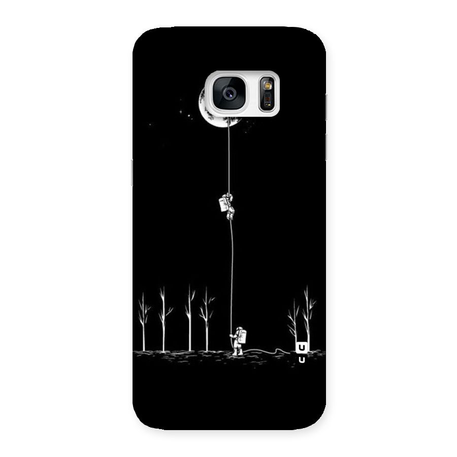 Moon Man Back Case for Galaxy S7 Edge