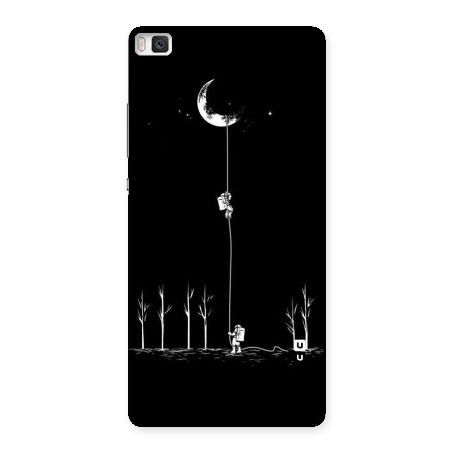 Moon Man Back Case for Huawei P8