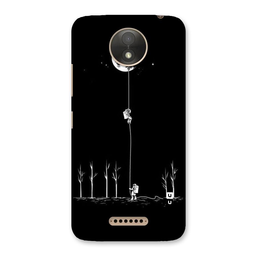 Moon Man Back Case for Moto C Plus