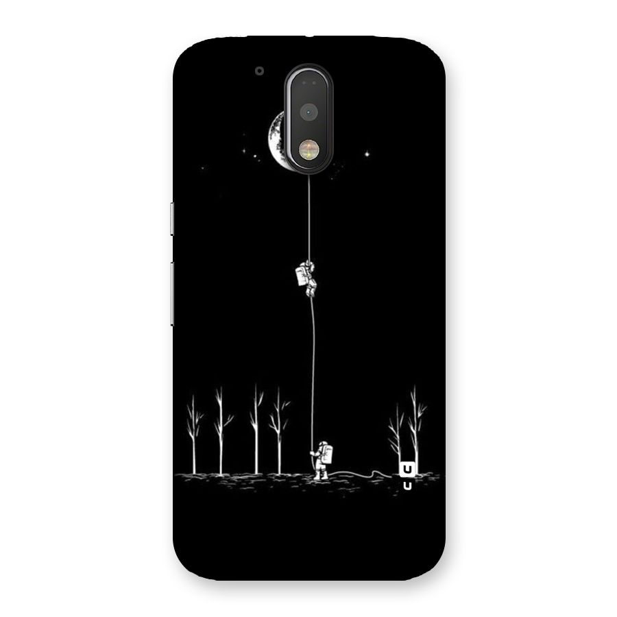 Moon Man Back Case for Motorola Moto G4 Plus