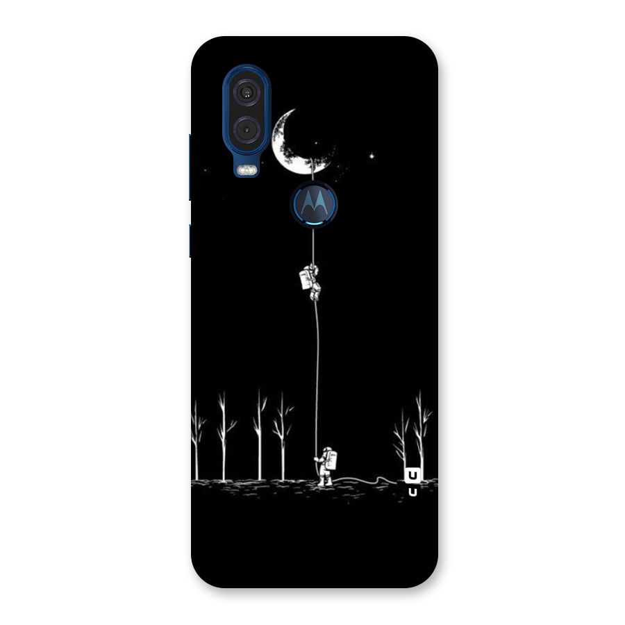 Moon Man Back Case for Motorola One Vision