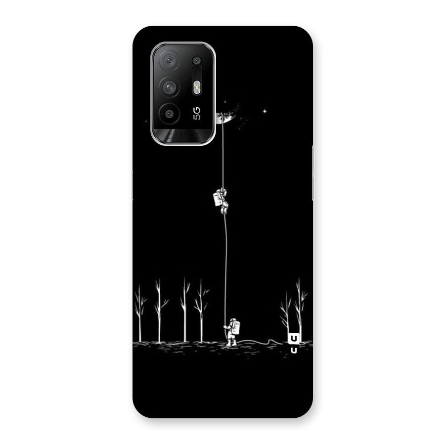 Moon Man Back Case for Oppo F19 Pro Plus 5G
