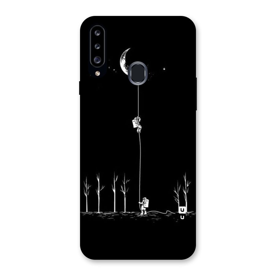 Moon Man Back Case for Samsung Galaxy A20s