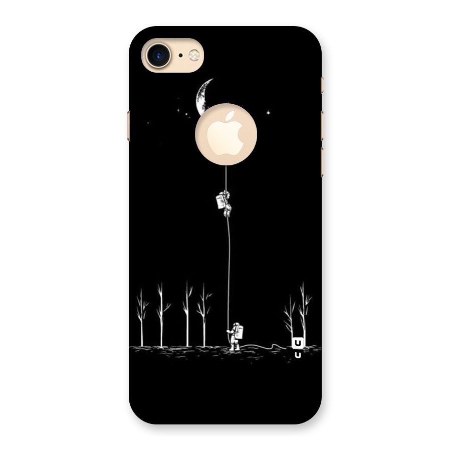 Moon Man Back Case for iPhone 7 Logo Cut