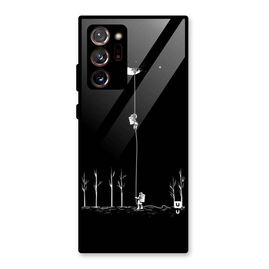 Moon Man Glass Back Case for Galaxy Note 20 Ultra