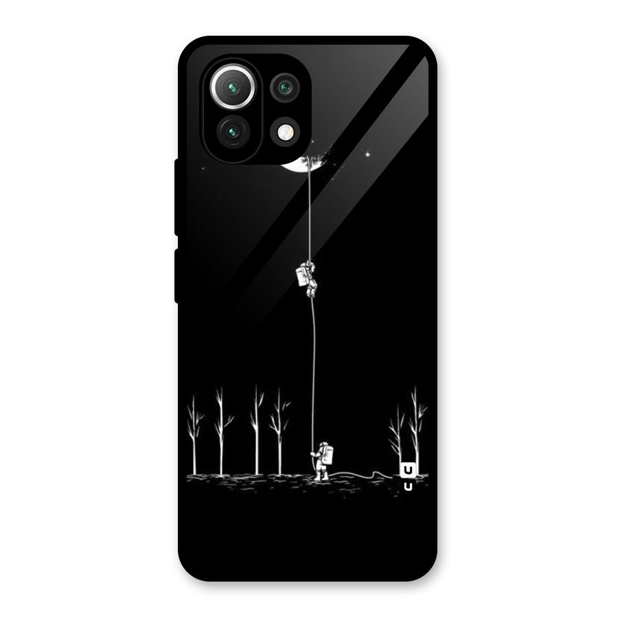 Moon Man Glass Back Case for Mi 11 Lite