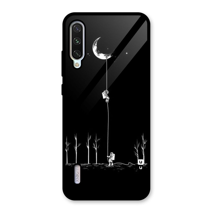 Moon Man Glass Back Case for Mi A3