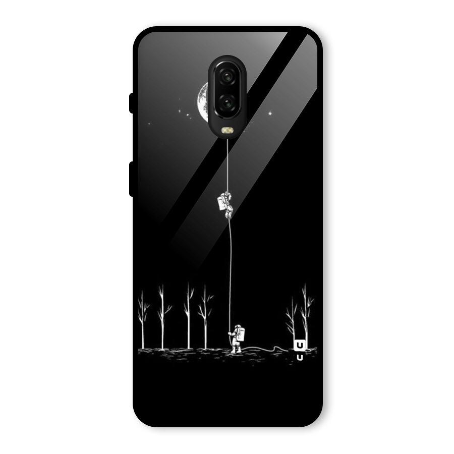 Moon Man Glass Back Case for OnePlus 6T