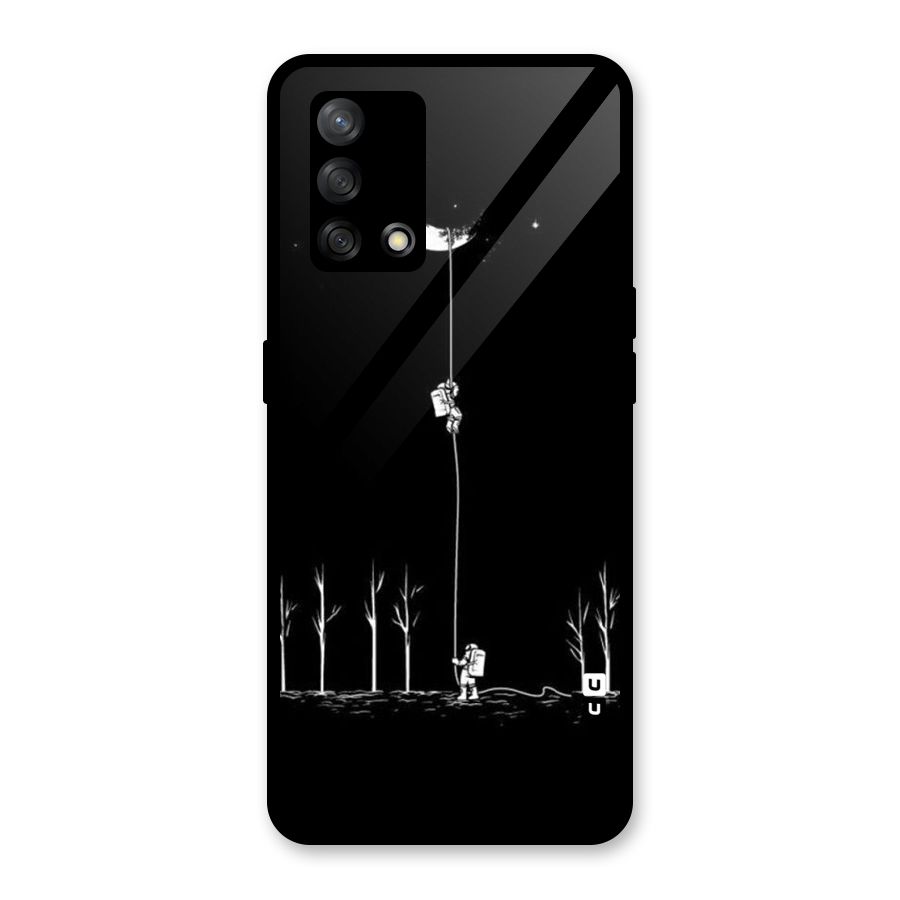 Moon Man Glass Back Case for Oppo F19