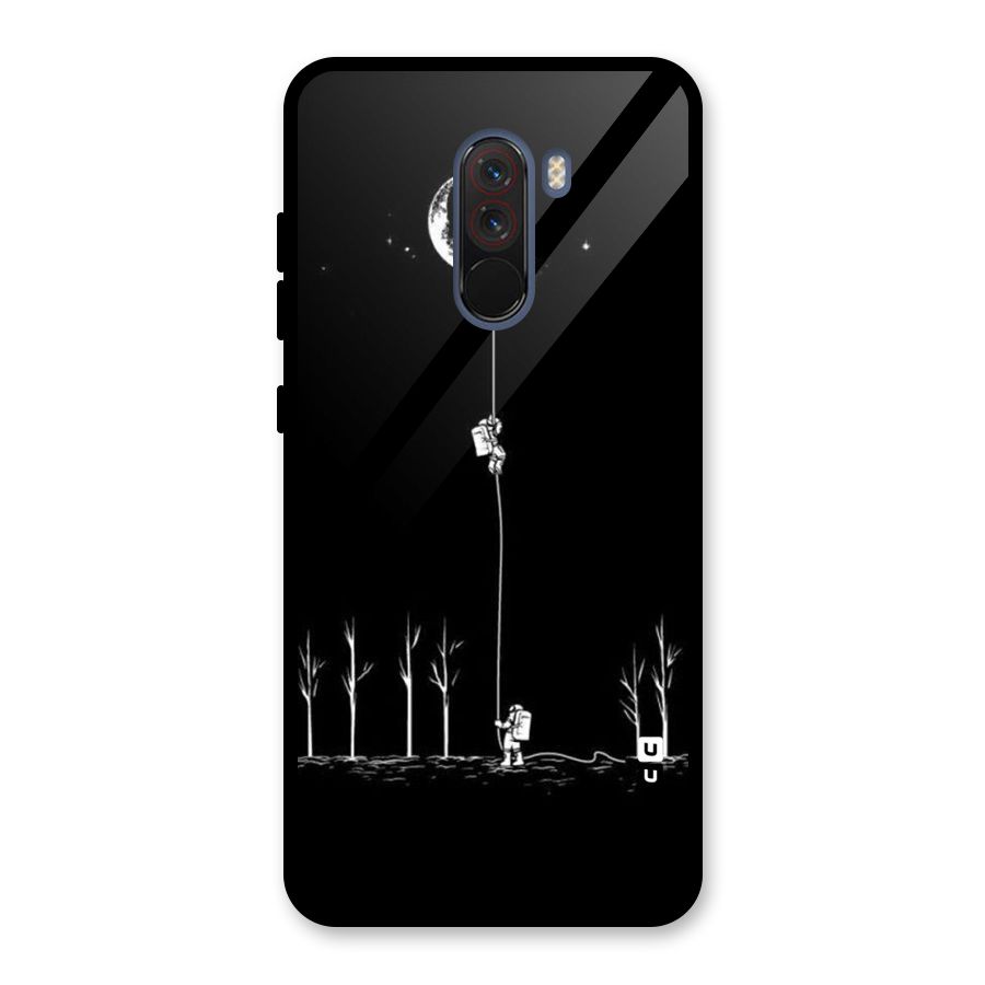Moon Man Glass Back Case for Poco F1