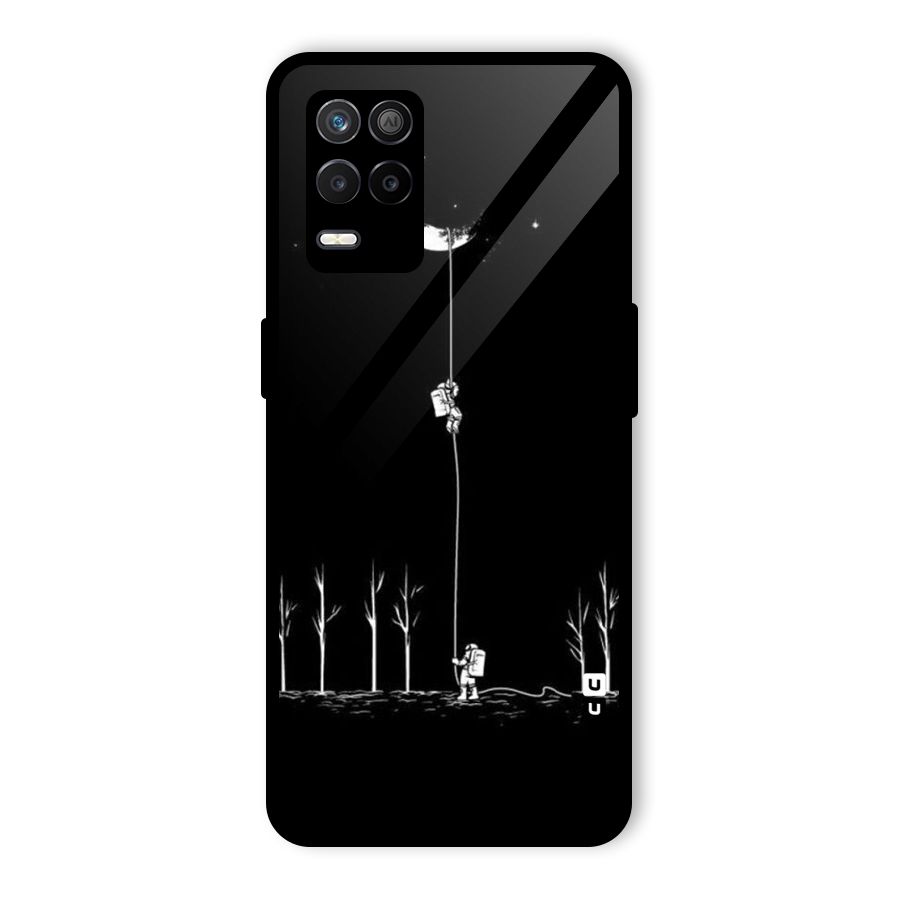 Moon Man Glass Back Case for Realme 8 5G
