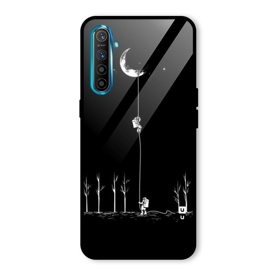 Moon Man Glass Back Case for Realme X2