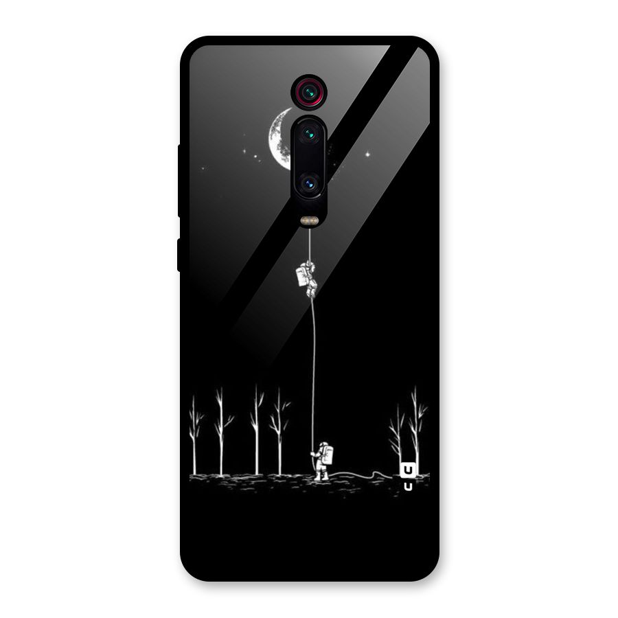 Moon Man Glass Back Case for Redmi K20