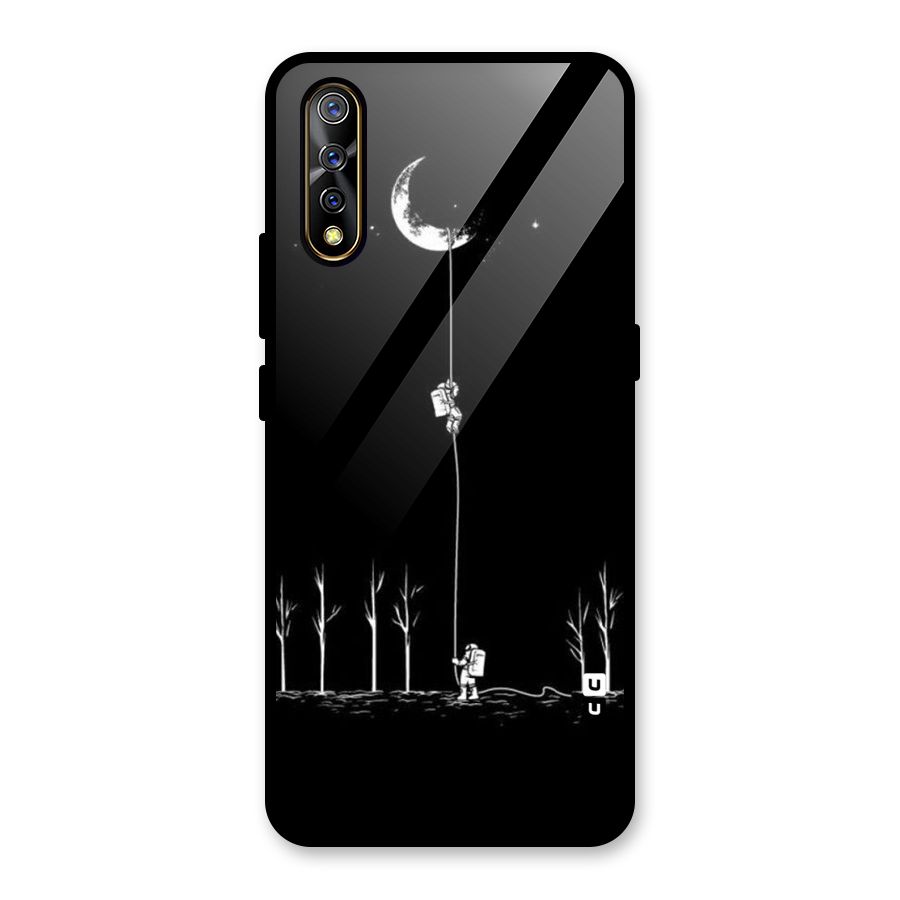 Moon Man Glass Back Case for Vivo S1