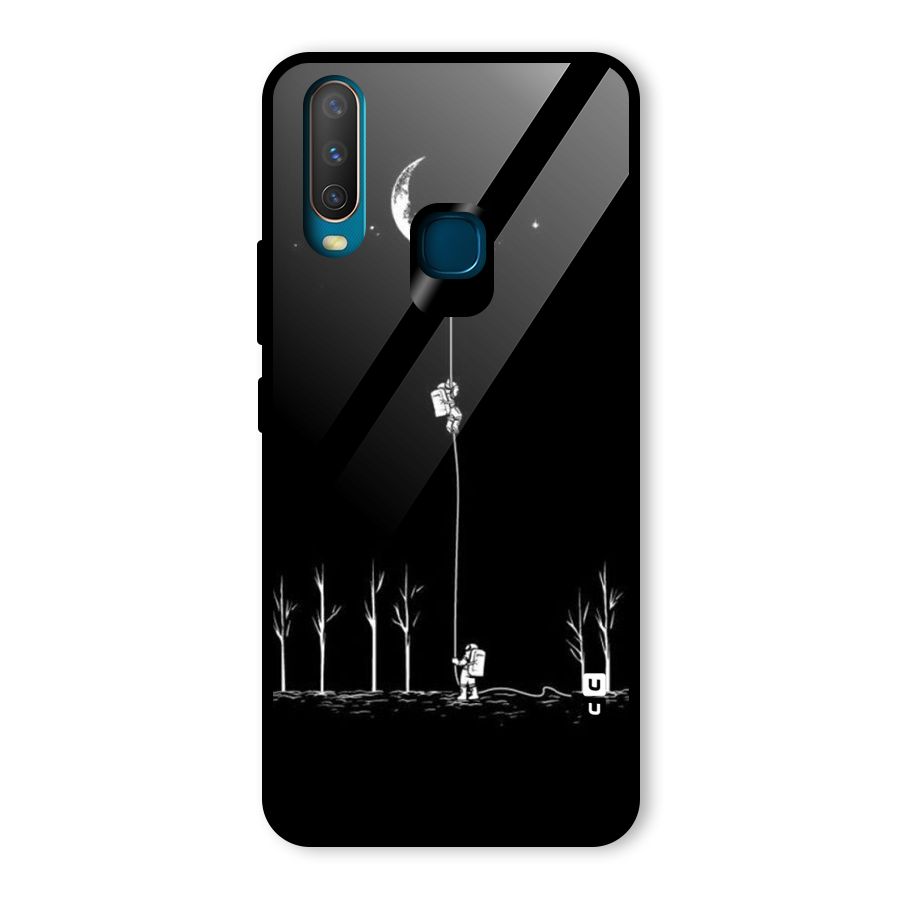 Moon Man Glass Back Case for Vivo U10
