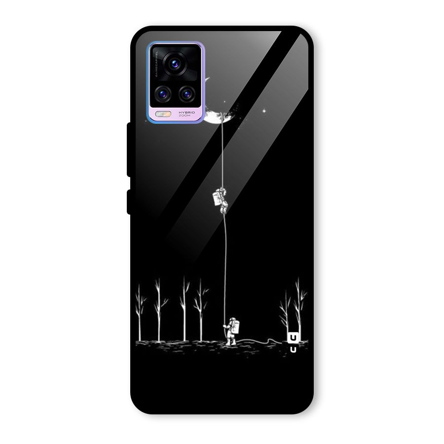 Moon Man Glass Back Case for Vivo V20 Pro