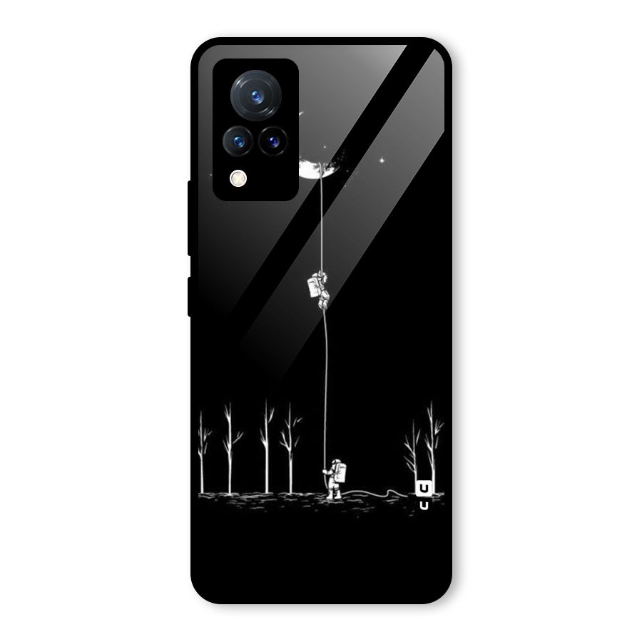 Moon Man Glass Back Case for Vivo V21 5G