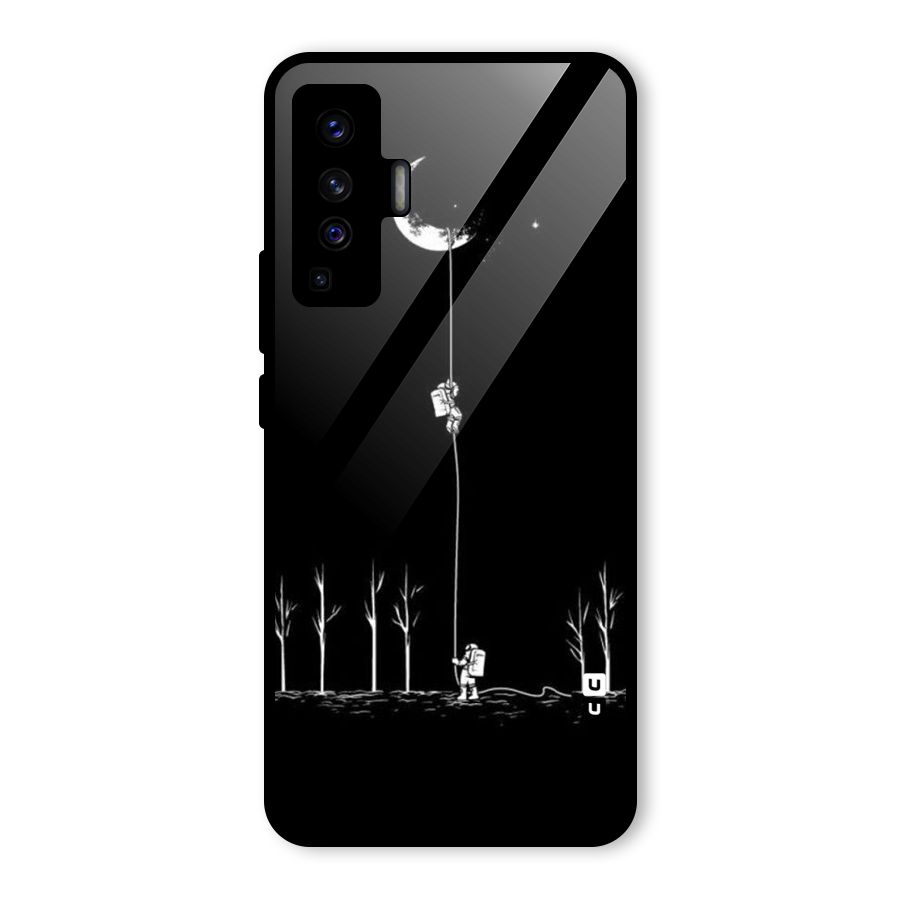 Moon Man Glass Back Case for Vivo X50