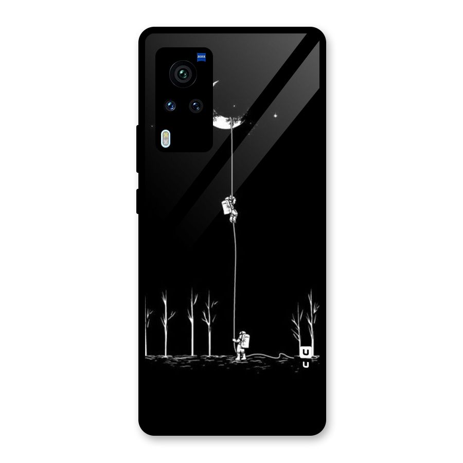 Moon Man Glass Back Case for Vivo X60 Pro