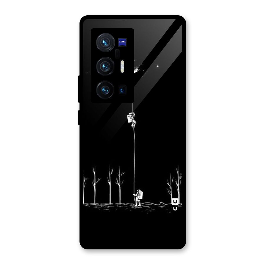 Moon Man Glass Back Case for Vivo X70 Pro Plus
