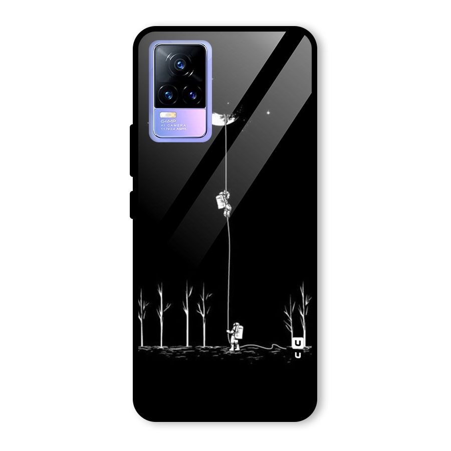 Moon Man Glass Back Case for Vivo Y73