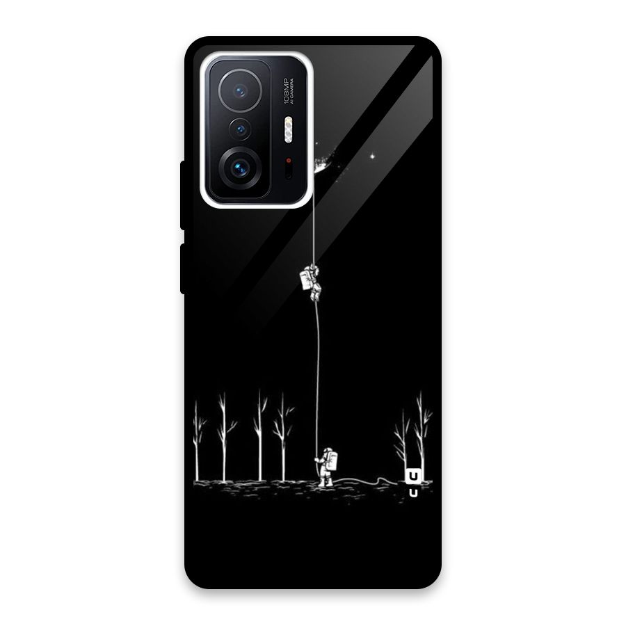 Moon Man Glass Back Case for Xiaomi 11T Pro