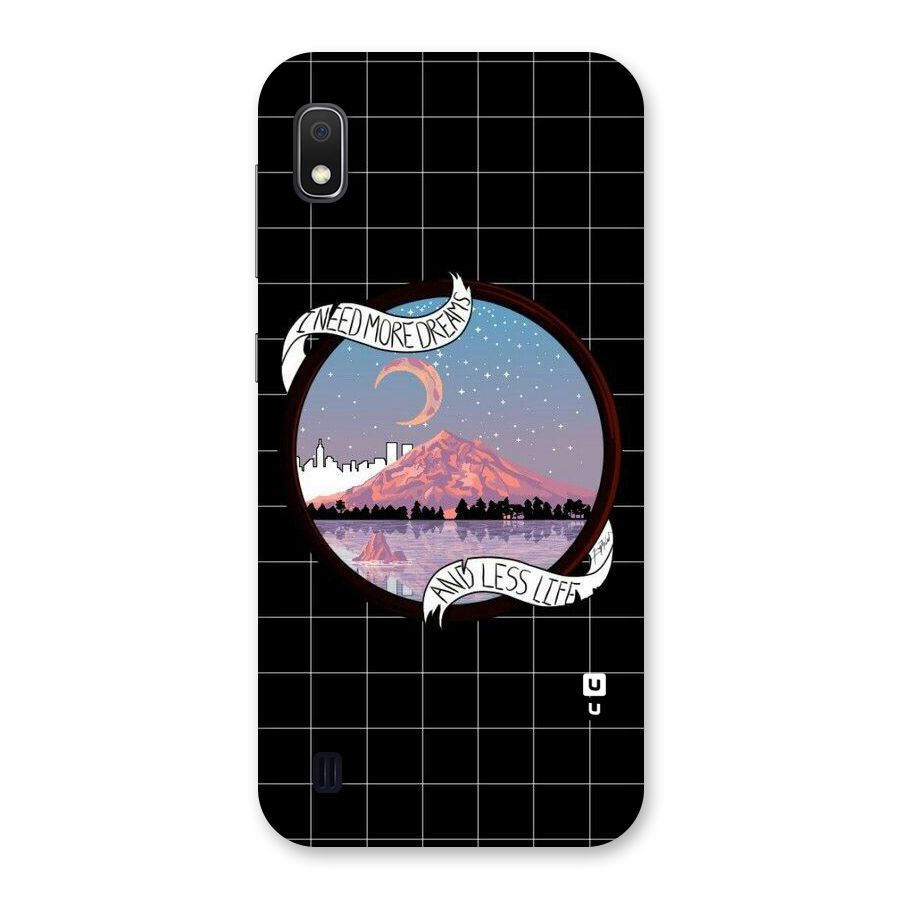 More Dreams Back Case for Galaxy A10
