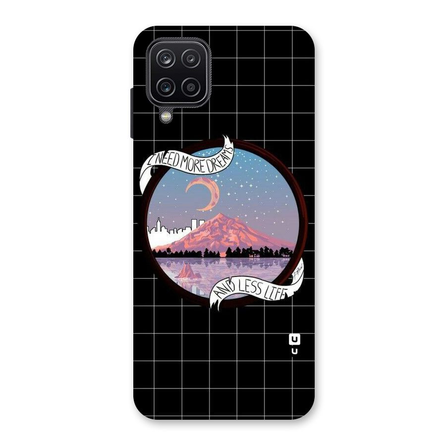 More Dreams Back Case for Galaxy A12