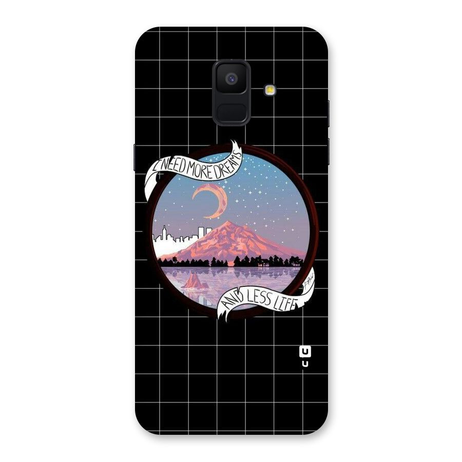 More Dreams Back Case for Galaxy A6 (2018)