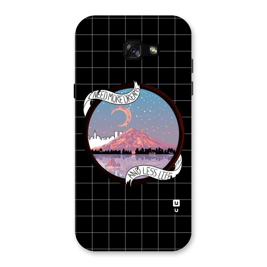 More Dreams Back Case for Galaxy A7 (2017)