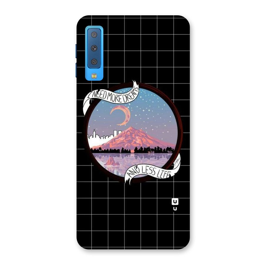 More Dreams Back Case for Galaxy A7 (2018)