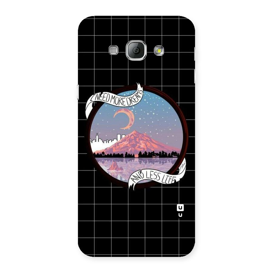 More Dreams Back Case for Galaxy A8