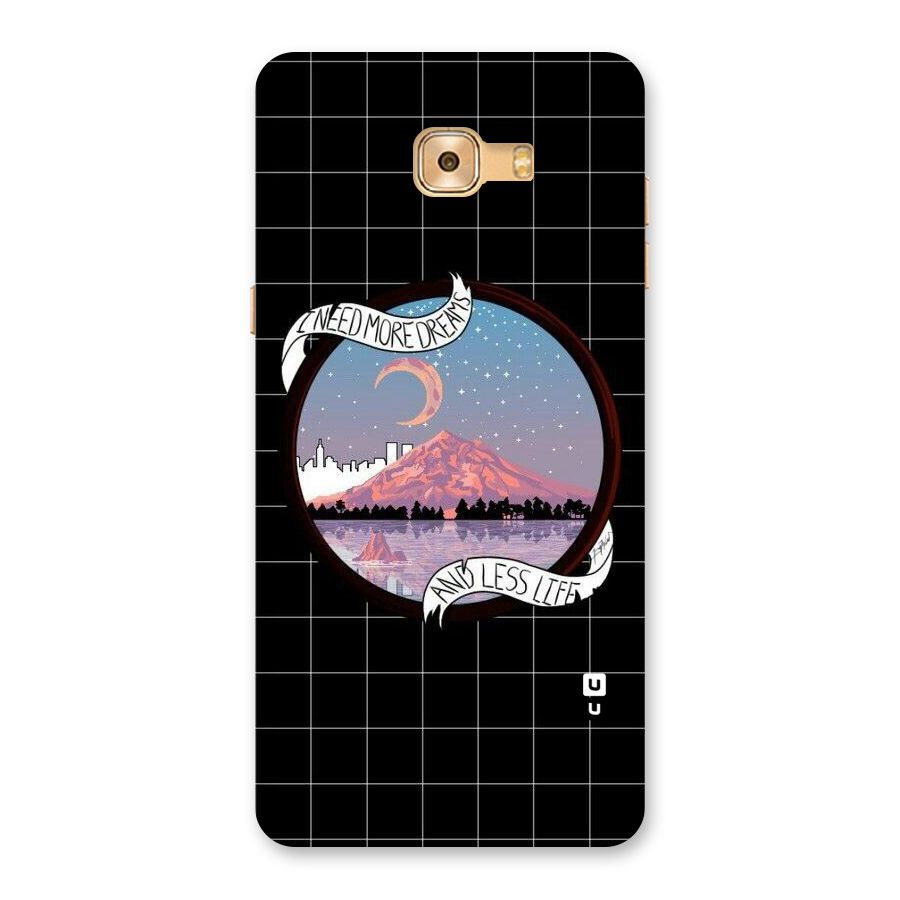 More Dreams Back Case for Galaxy C9 Pro
