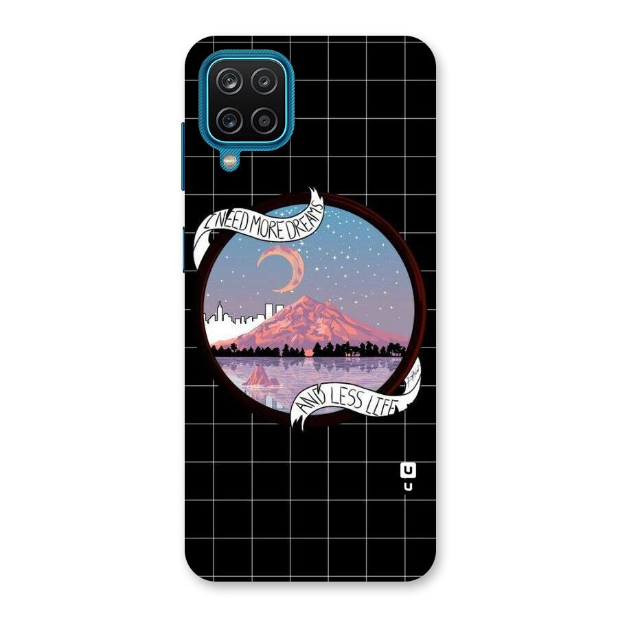 More Dreams Back Case for Galaxy F12