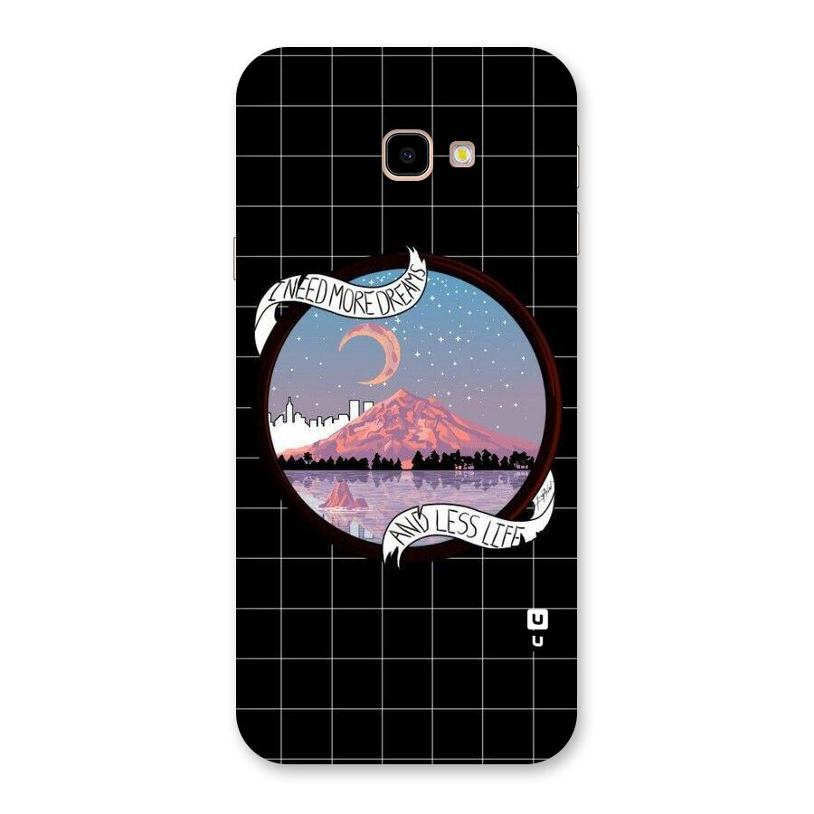 More Dreams Back Case for Galaxy J4 Plus