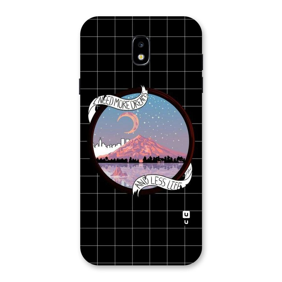 More Dreams Back Case for Galaxy J7 Pro