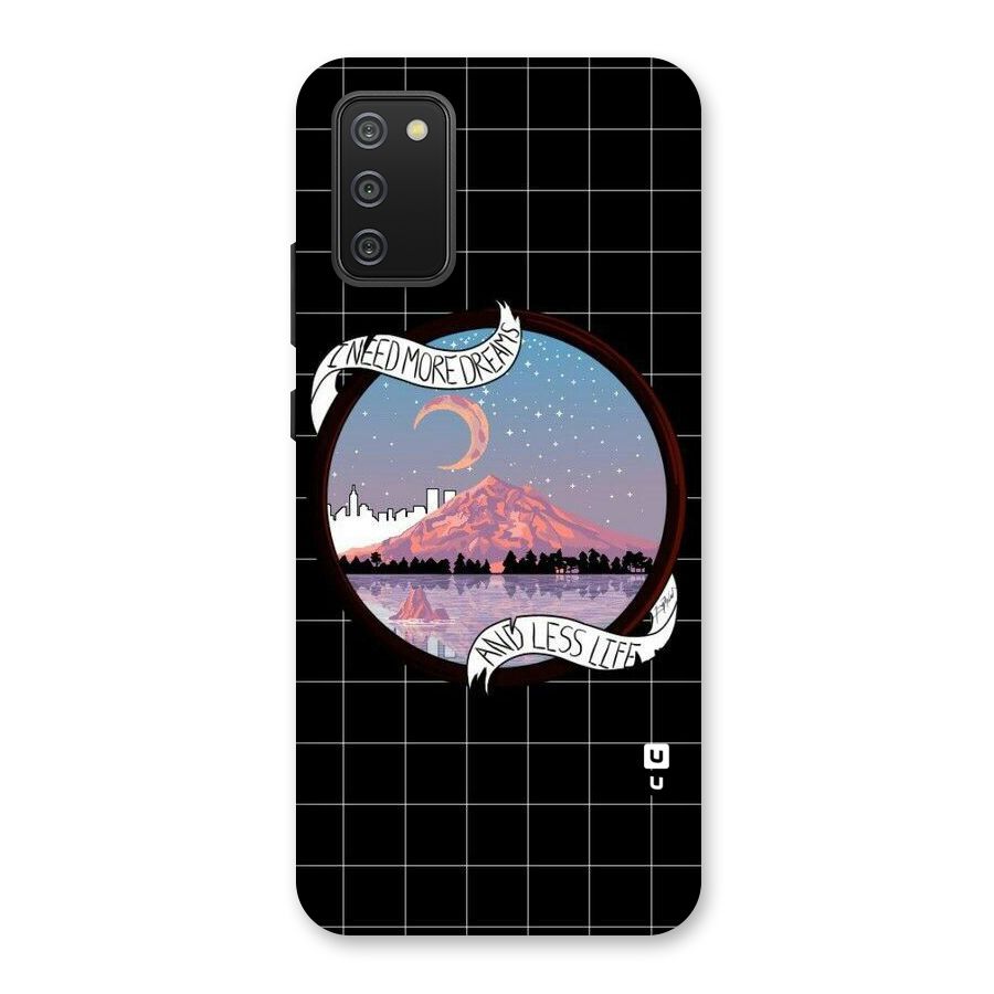 More Dreams Back Case for Galaxy M02s